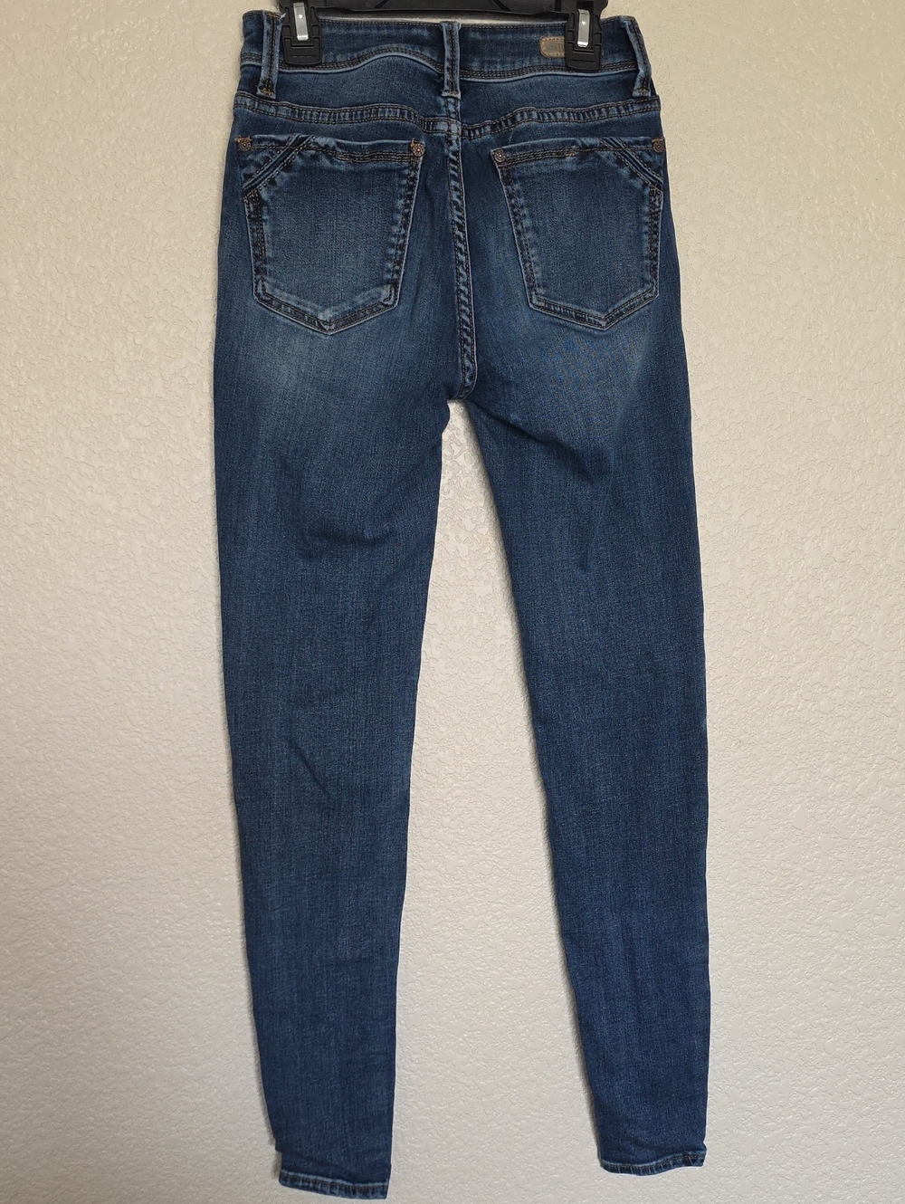 Buckle Black- High Rise Ankle Skinny Jeans - Stretch Denim